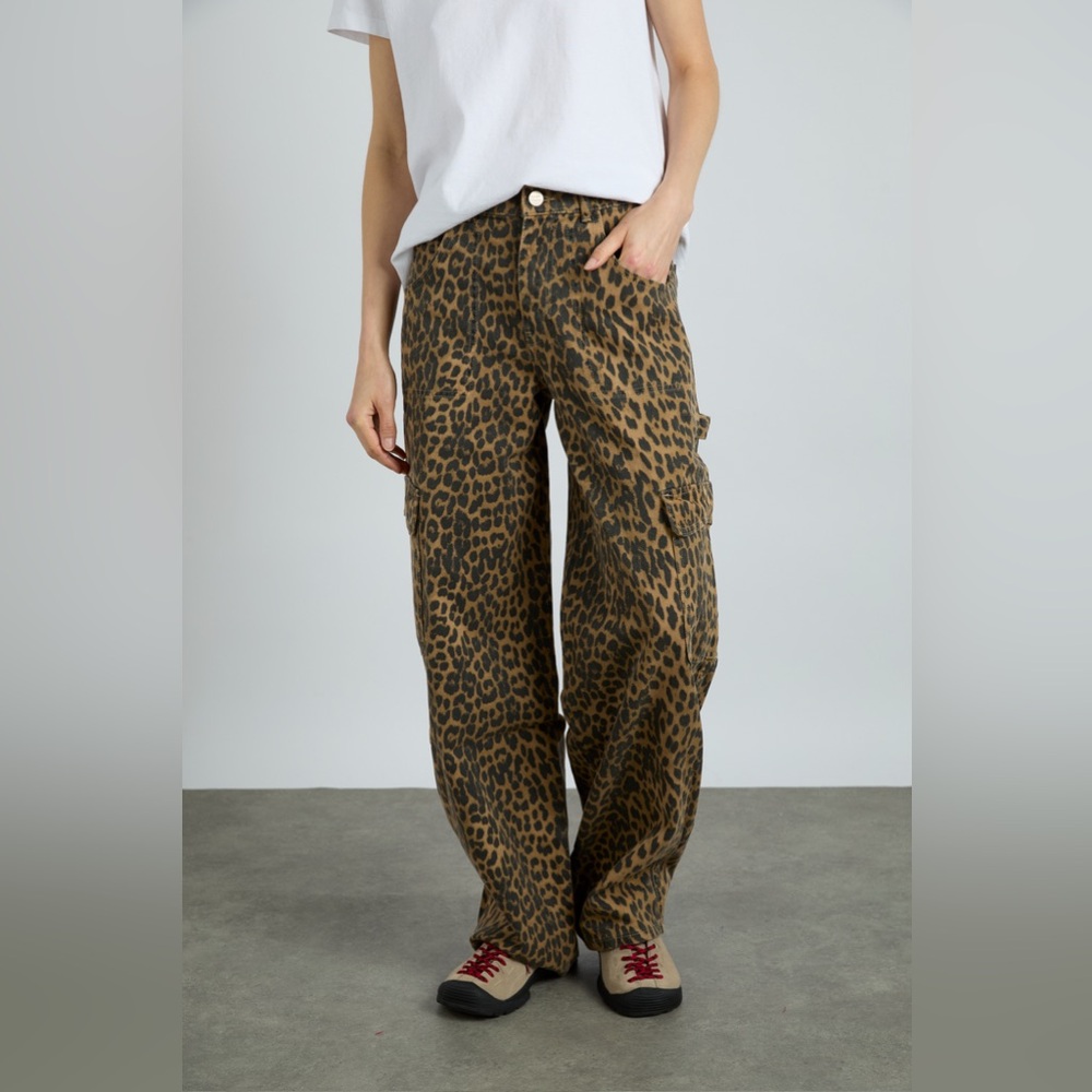 Damson Madder Cargo Jeans Leopard UK 8 / US 4 - Picture 2 of 16